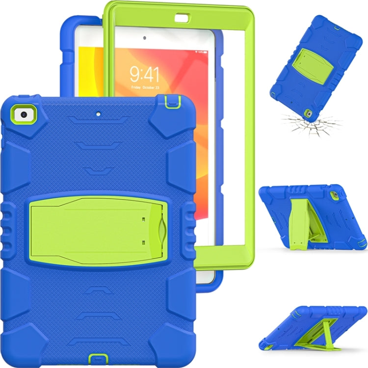 For iPad 10.2 2021 / 2020 / 2019 3-Layer Protection Screen Frame + PC + Silicone Shockproof Combination Case with Holder