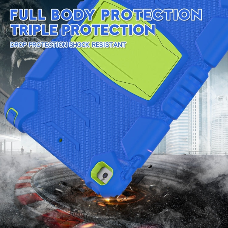 For iPad 10.2 2021 / 2020 / 2019 3-Layer Protection Screen Frame + PC + Silicone Shockproof Combination Case with Holder
