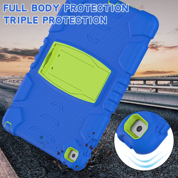 For iPad 10.2 2021 / 2020 / 2019 3-Layer Protection Screen Frame + PC + Silicone Shockproof Combination Case with Holder