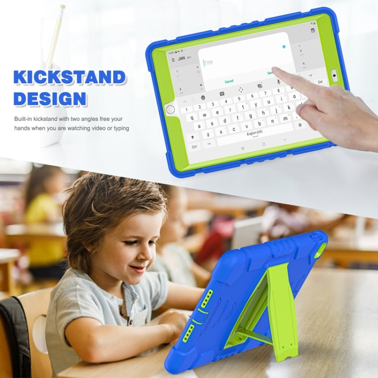 For iPad 10.2 2021 / 2020 / 2019 3-Layer Protection Screen Frame + PC + Silicone Shockproof Combination Case with Holder