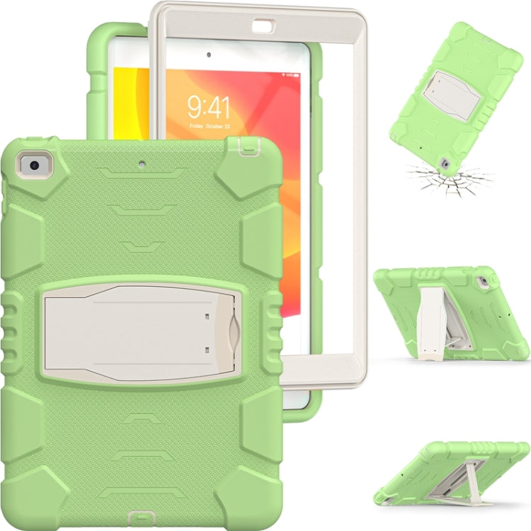 For iPad 10.2 2021 / 2020 / 2019 3-Layer Protection Screen Frame + PC + Silicone Shockproof Combination Case with Holder