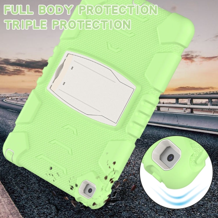 For iPad 10.2 2021 / 2020 / 2019 3-Layer Protection Screen Frame + PC + Silicone Shockproof Combination Case with Holder