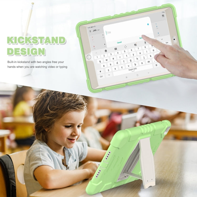 For iPad 10.2 2021 / 2020 / 2019 3-Layer Protection Screen Frame + PC + Silicone Shockproof Combination Case with Holder