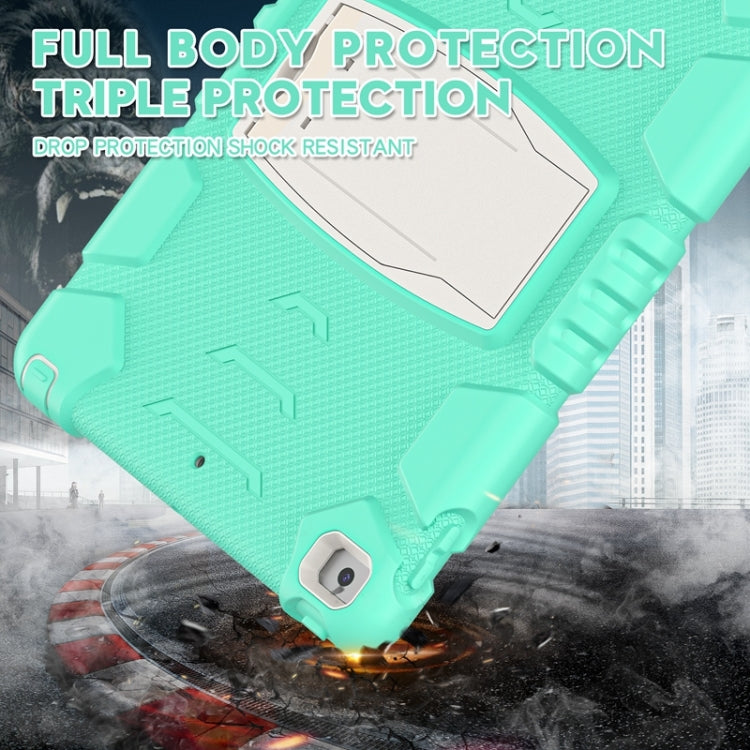 For iPad 10.2 2021 / 2020 / 2019 3-Layer Protection Screen Frame + PC + Silicone Shockproof Combination Case with Holder