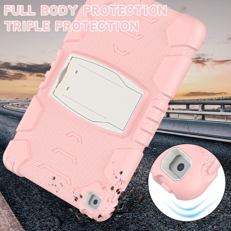 For iPad 10.2 2021 / 2020 / 2019 3-Layer Protection Screen Frame + PC + Silicone Shockproof Combination Case with Holder