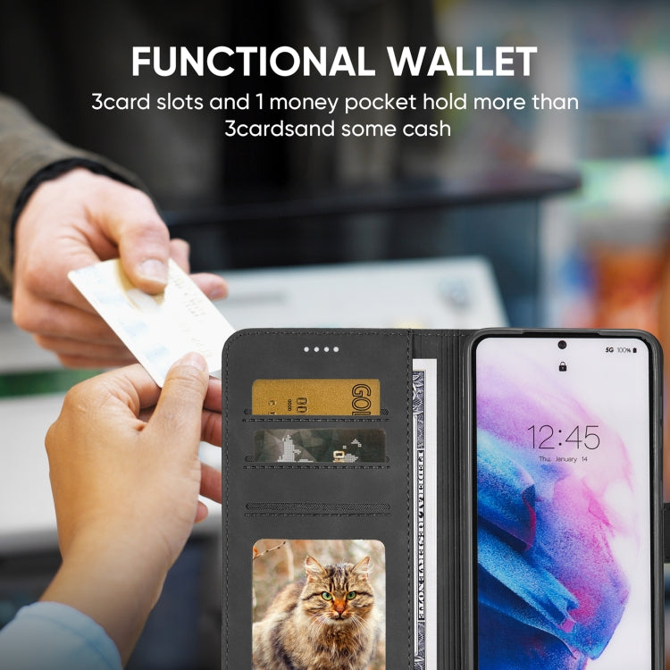For Samsung Galaxy A72 5G / 4G Diaobaolee Pure Fresh Texture Horizontal Flip Leather Case with Holder & Card Slots & Wallet & Photo Frame