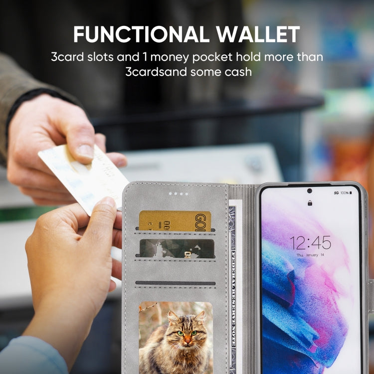 For Samsung Galaxy A82 Diaobaolee Pure Fresh Texture Horizontal Flip Leather Case with Holder & Card Slots & Wallet & Photo Frame