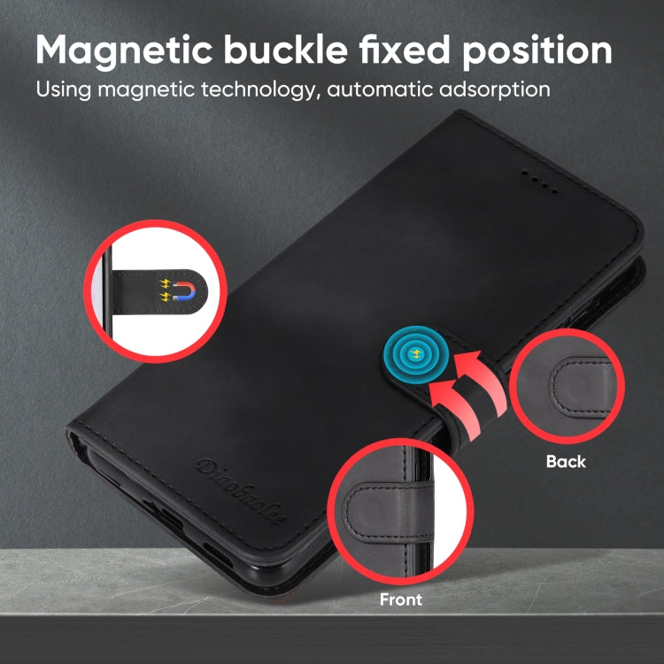 For Samsung Galaxy S21 FE Diaobaolee Pure Fresh Texture Horizontal Flip Leather Case with Holder & Card Slots & Wallet & Photo Frame