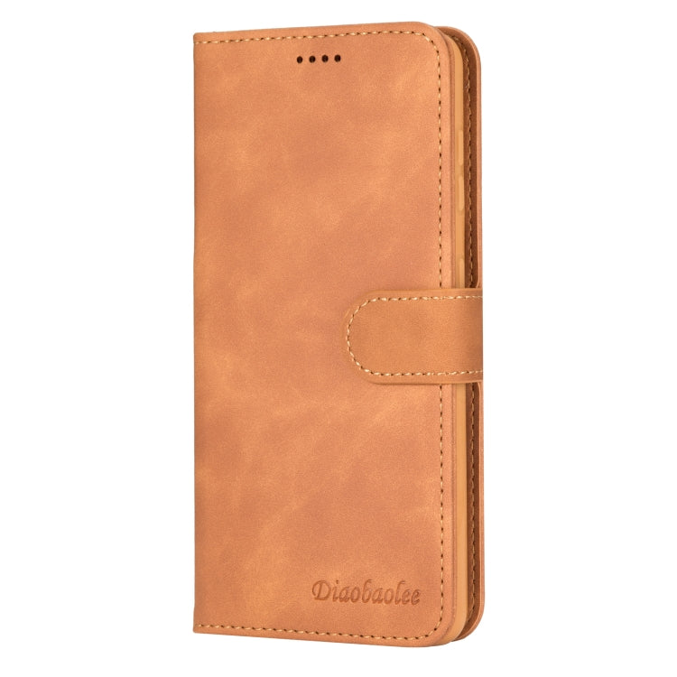 For Samsung Galaxy S21 FE Diaobaolee Pure Fresh Texture Horizontal Flip Leather Case with Holder & Card Slots & Wallet & Photo Frame
