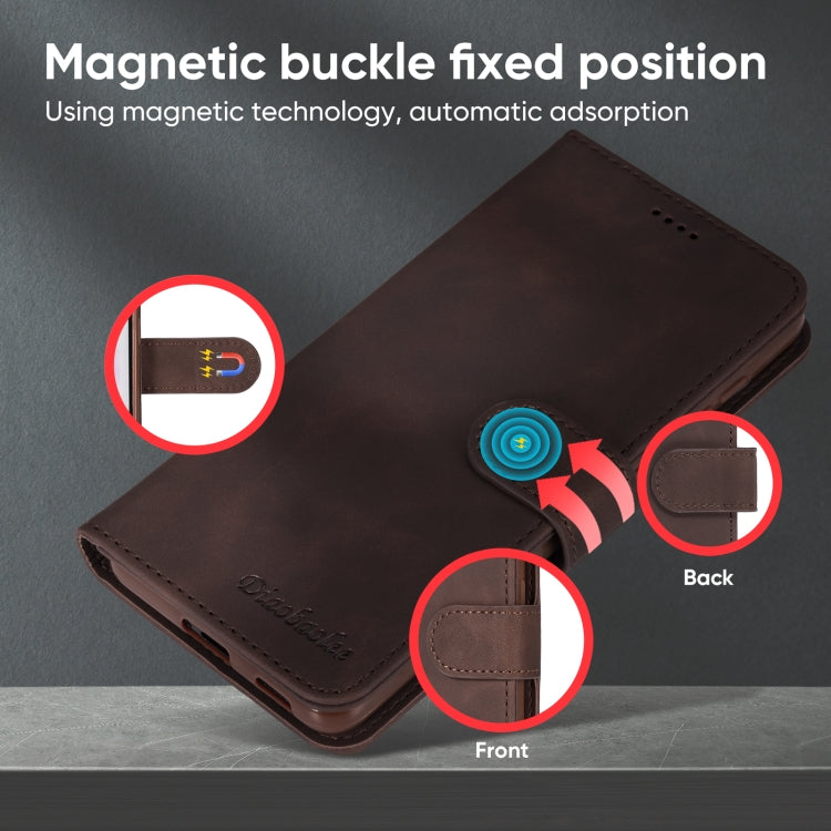 For Samsung Galaxy S21 FE Diaobaolee Pure Fresh Texture Horizontal Flip Leather Case with Holder & Card Slots & Wallet & Photo Frame