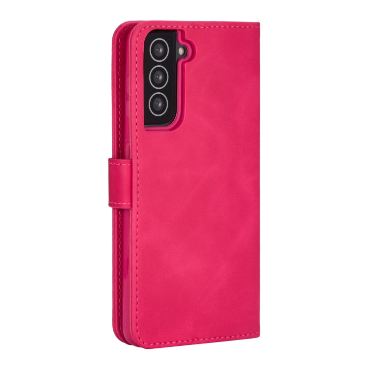 For Samsung Galaxy S21 FE Diaobaolee Pure Fresh Texture Horizontal Flip Leather Case with Holder & Card Slots & Wallet & Photo Frame