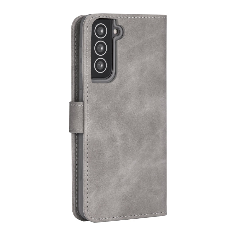 For Samsung Galaxy S21 FE Diaobaolee Pure Fresh Texture Horizontal Flip Leather Case with Holder & Card Slots & Wallet & Photo Frame