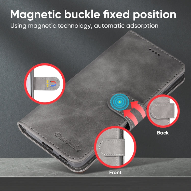 For Samsung Galaxy S21 FE Diaobaolee Pure Fresh Texture Horizontal Flip Leather Case with Holder & Card Slots & Wallet & Photo Frame