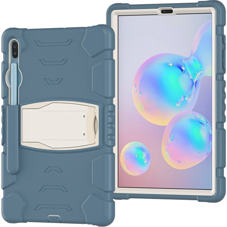 For Samsung Galaxy Tab S6 T860 3-Layer Protection  Screen Frame + PC + Silicone Shockproof Combination Case with Holder