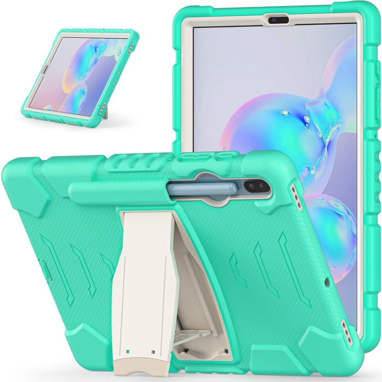 For Samsung Galaxy Tab S6 T860 3-Layer Protection  Screen Frame + PC + Silicone Shockproof Combination Case with Holder