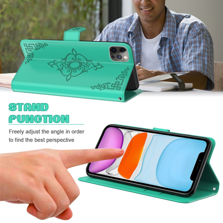 For Xiaomi Poco X3 NFC Embossed Fortune Flower Pattern Horizontal Flip Leather Case with Holder & Card Slot & Wallet & Lanyard