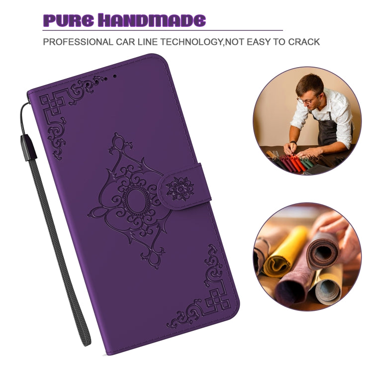 For Xiaomi Poco X3 NFC Embossed Fortune Flower Pattern Horizontal Flip Leather Case with Holder & Card Slot & Wallet & Lanyard