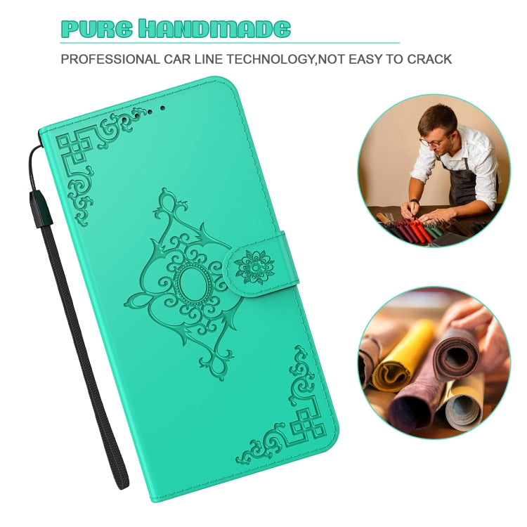 For Xiaomi Redmi Note 9 Embossed Fortune Flower Pattern Horizontal Flip Leather Case with Holder & Card Slot & Wallet & Lanyard