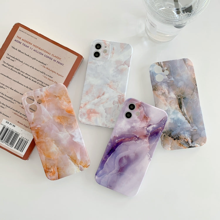 For iPhone 11 Agate Marble Pattern Protective Case