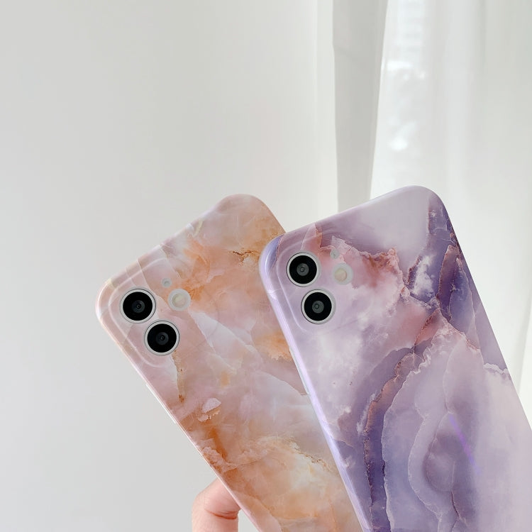 For iPhone 12 Pro Max Agate Marble Pattern Protective Case