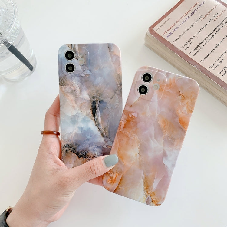 For iPhone 12 Pro Agate Marble Pattern Protective Case
