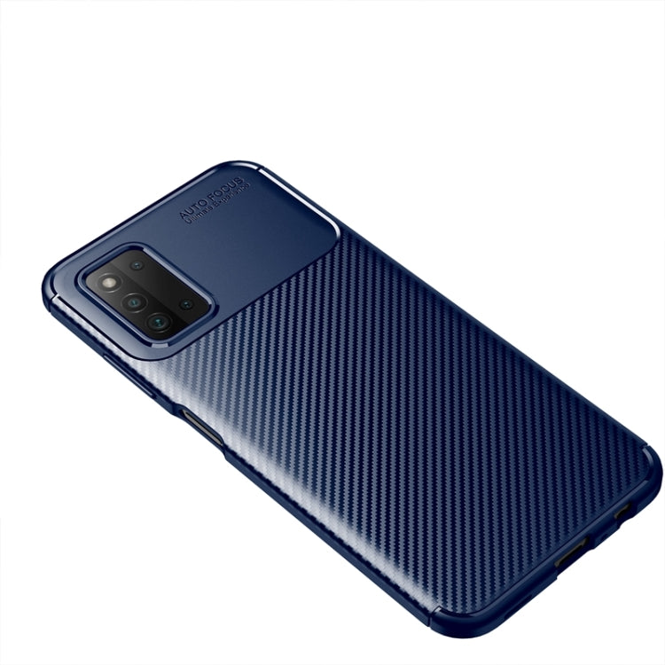 For Samsung Galaxy F52 5G Carbon Fiber Texture Shockproof TPU Case