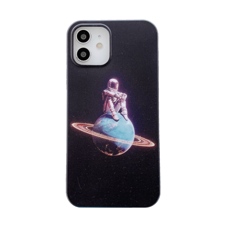 For iPhone 11 Astronaut and Planet Pattern TPU Shockproof Protective Case
