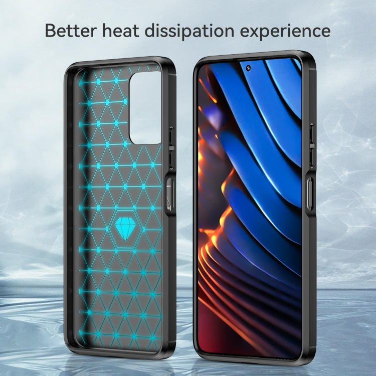 For Xiaomi Redmi Note 10 Pro 5G Brushed Texture Carbon Fiber TPU Case