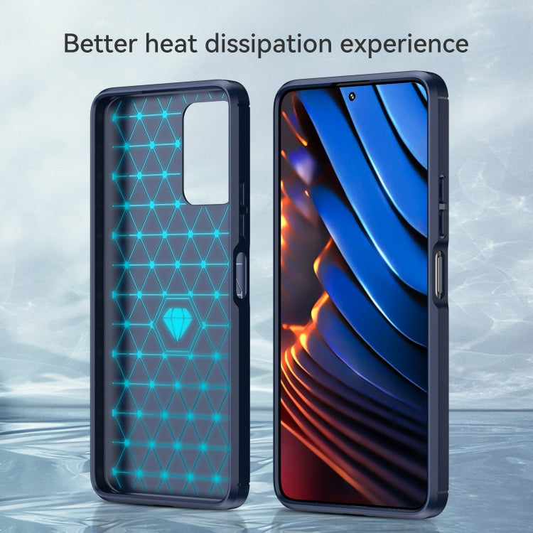 For Xiaomi Redmi Note 10 Pro 5G Brushed Texture Carbon Fiber TPU Case