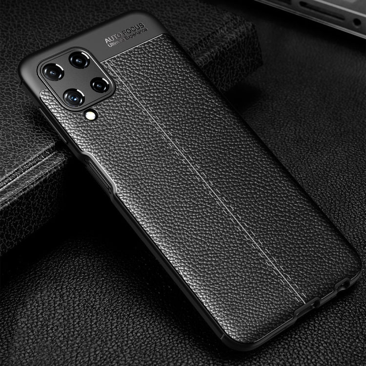 For Samsung Galaxy A22 4G Litchi Texture TPU Shockproof Case