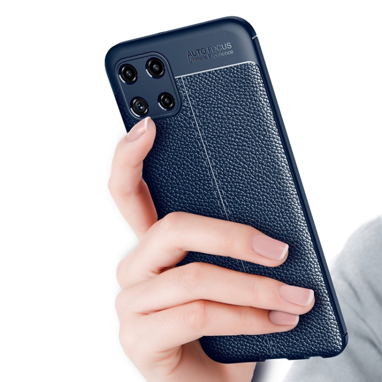 For Samsung Galaxy A22 4G Litchi Texture TPU Shockproof Case