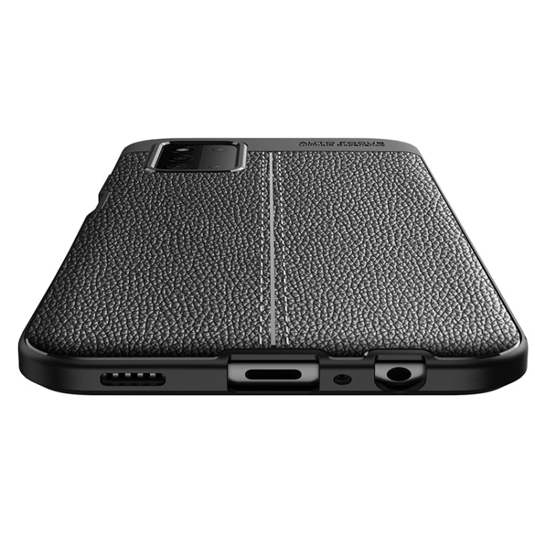 For Samsung Galaxy F52 5G Litchi Texture TPU Shockproof Case