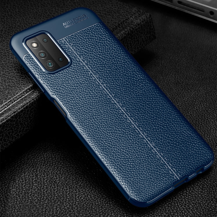 For Samsung Galaxy F52 5G Litchi Texture TPU Shockproof Case
