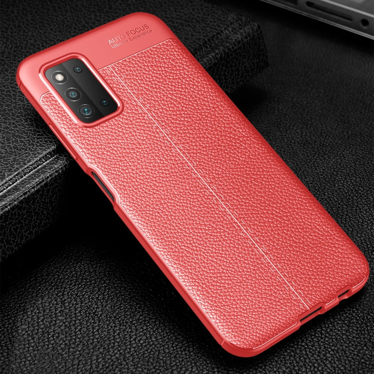 For Samsung Galaxy F52 5G Litchi Texture TPU Shockproof Case