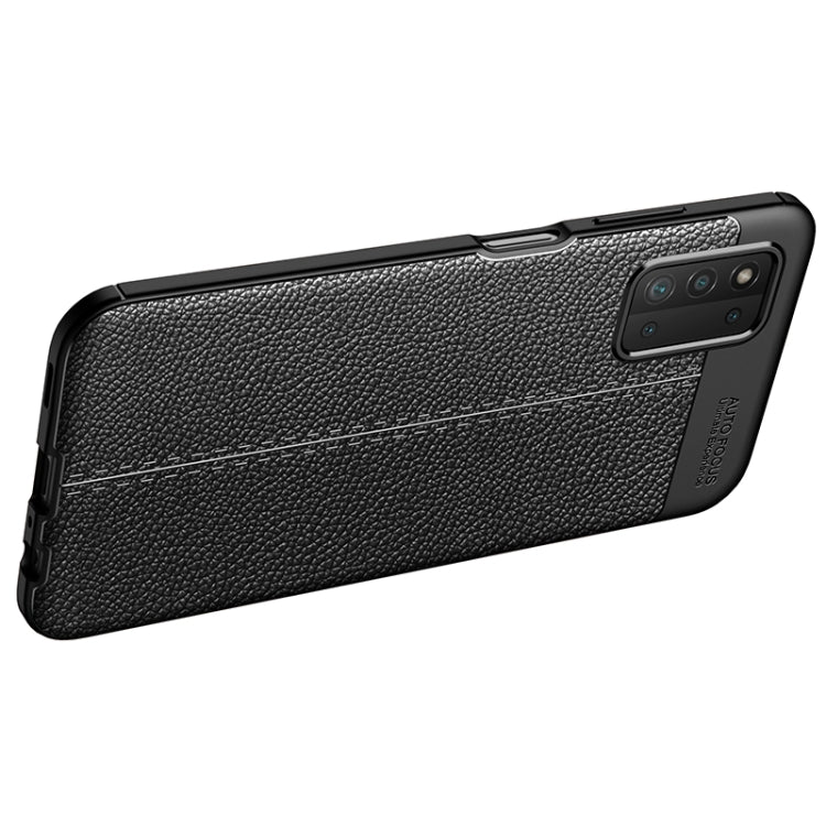 For Samsung Galaxy F52 5G Litchi Texture TPU Shockproof Case