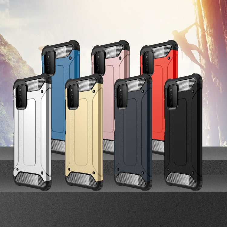 For Samsung Galaxy F52 5G Magic Armor TPU + PC Combination Case