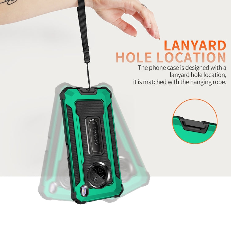 For Huawei Y9a Knight Jazz PC+TPU Shockproof Protective Case with Foldable Holder