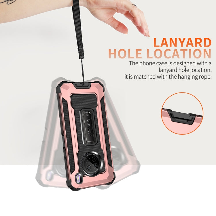 For Huawei Y9a Knight Jazz PC+TPU Shockproof Protective Case with Foldable Holder