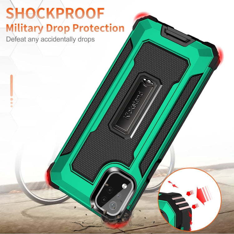 For LG K53 Knight Jazz PC+TPU Shockproof Protective Case with Foldable Holder