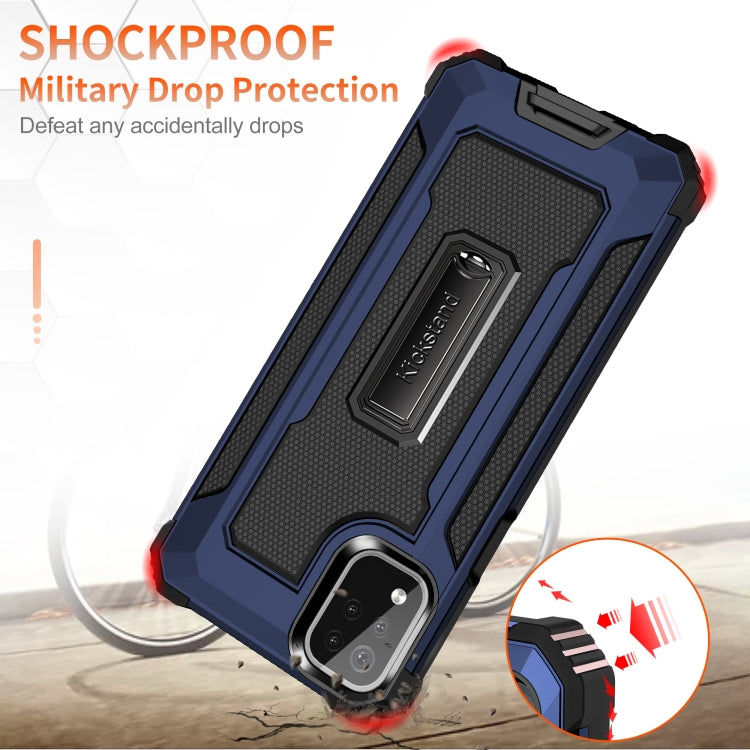 For LG K53 Knight Jazz PC+TPU Shockproof Protective Case with Foldable Holder