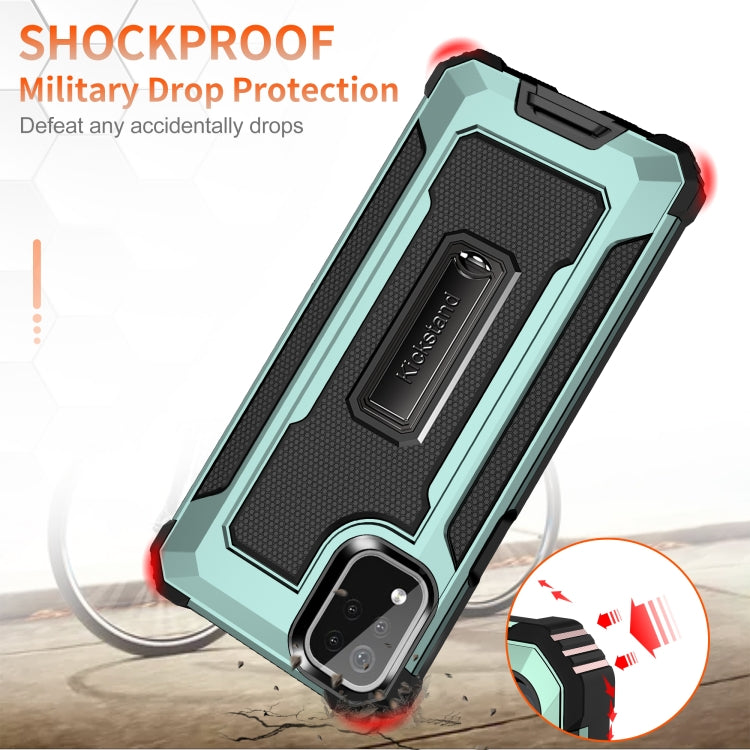 For LG K53 Knight Jazz PC+TPU Shockproof Protective Case with Foldable Holder