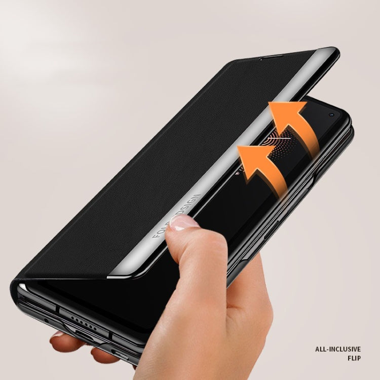 For Xiaomi Mi Mix Fold All Inclusive Matte PU Folding Leather Case
