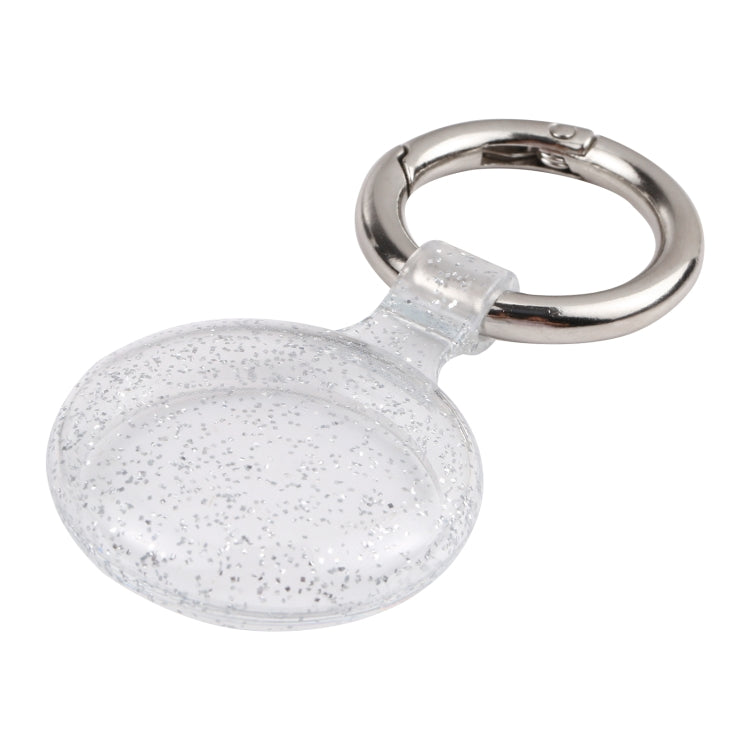 Anti-scratch Clear TPU Shockproof Protective Cover Case with Keychain Hook Loop For AirTag