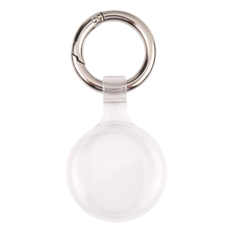 Anti-scratch Clear TPU Shockproof Protective Cover Case with Keychain Hook Loop For AirTag