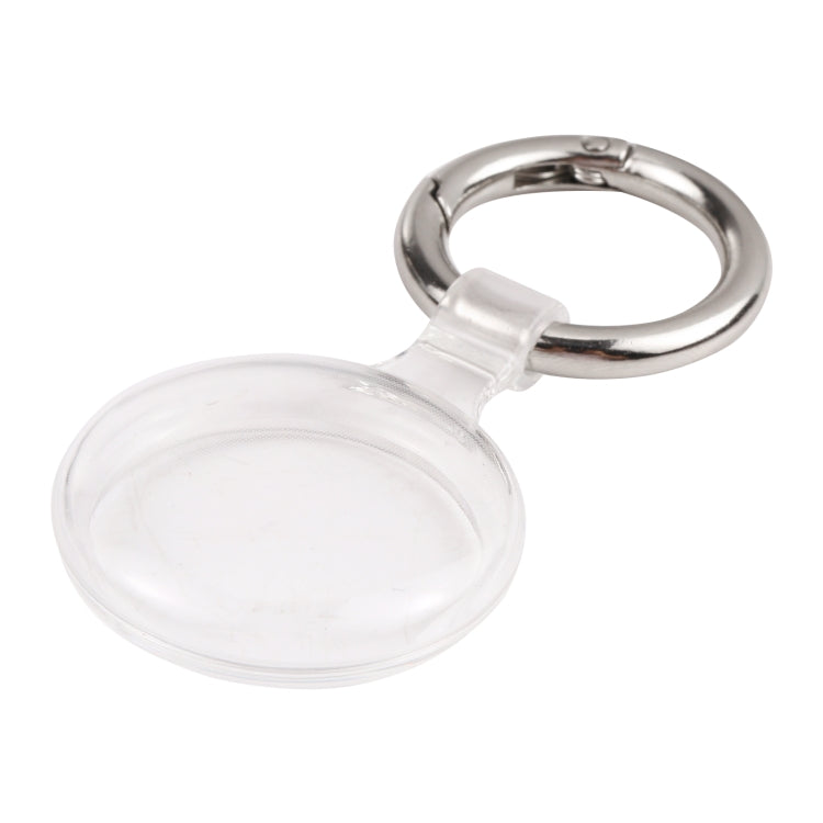 Anti-scratch Clear TPU Shockproof Protective Cover Case with Keychain Hook Loop For AirTag