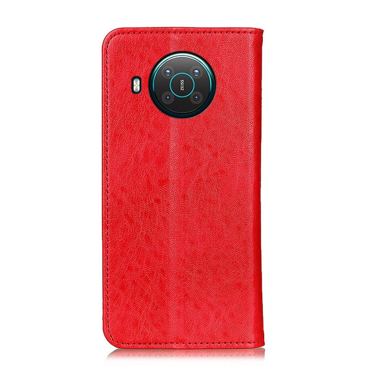 For Nokia X10 / X20 Magnetic Crazy Horse Texture Horizontal Flip Leather Case with Holder & Card Slots & Wallet