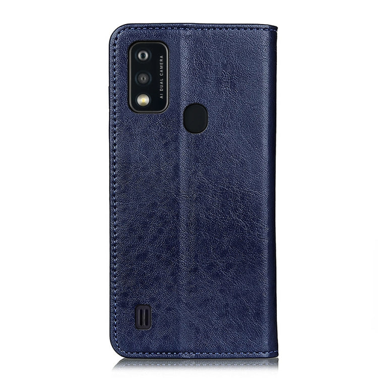 For ZET Blade A51 Magnetic Crazy Horse Texture Horizontal Flip Leather Case with Holder & Card Slots & Wallet