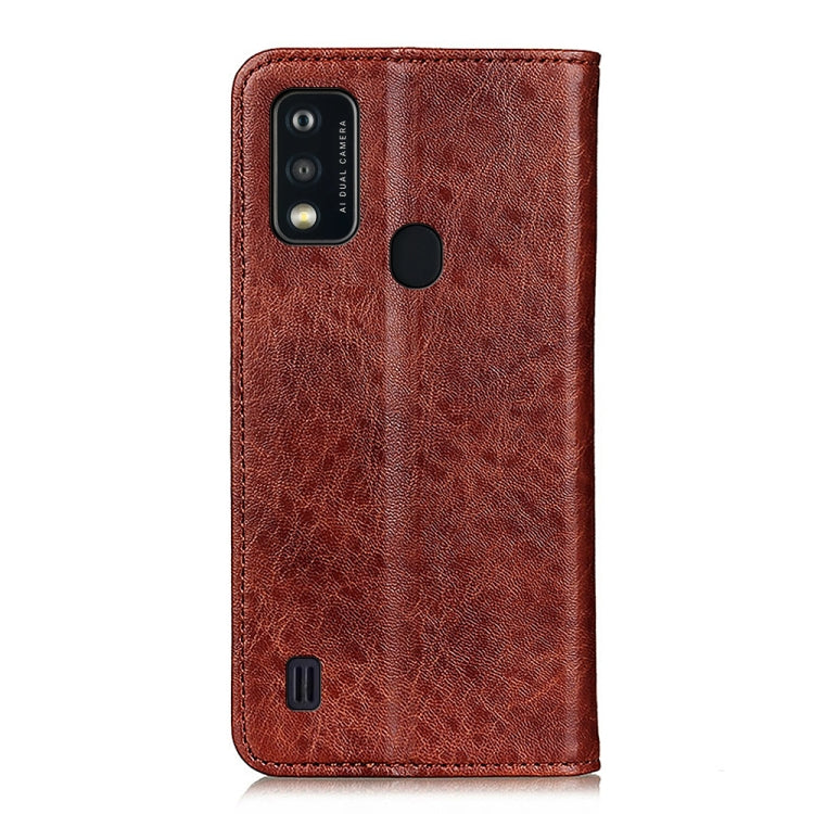 For ZET Blade A51 Magnetic Crazy Horse Texture Horizontal Flip Leather Case with Holder & Card Slots & Wallet