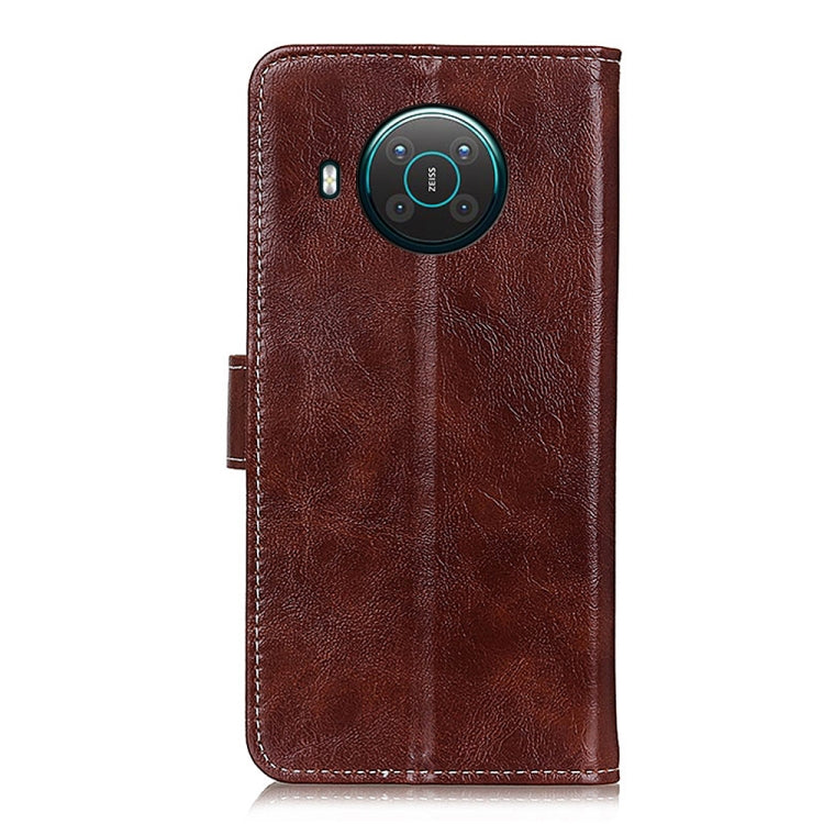 For Nokia X10 / X20 Retro Crazy Horse Texture Horizontal Flip Leather Case with Holder & Card Slots & Photo Frame & Wallet