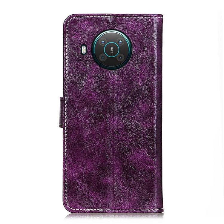 For Nokia X10 / X20 Retro Crazy Horse Texture Horizontal Flip Leather Case with Holder & Card Slots & Photo Frame & Wallet